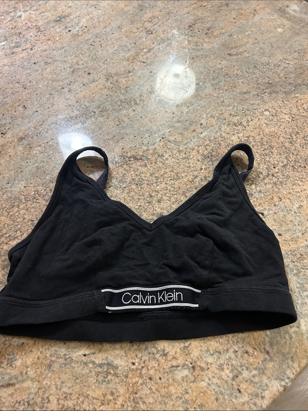 Calvin Klein Black Logo Wireless Bralette